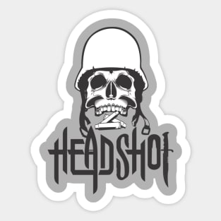 head shot by JHS Sticker